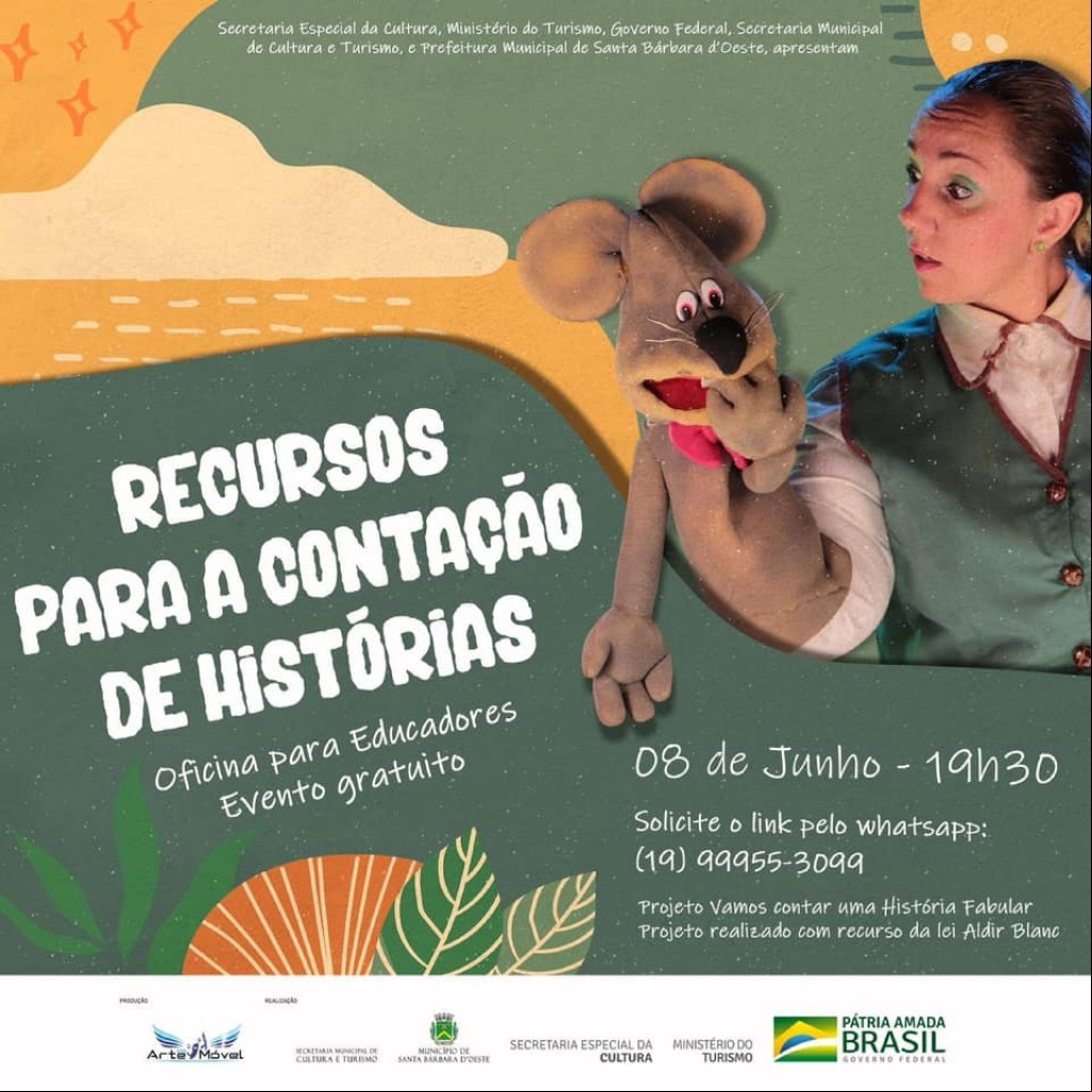 Cultura - Cia de teatro realiza oficina para educadores