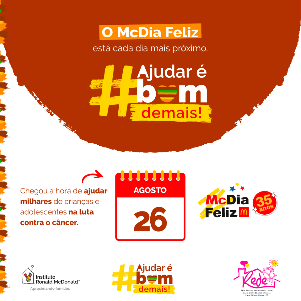 Cidades - Rede Feminina realiza venda dos tíquetes antecipados do McDia Feliz